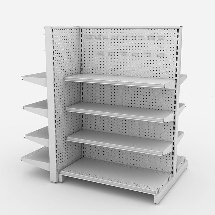 Adjustable Heavy-Duty Supermarket Shelving