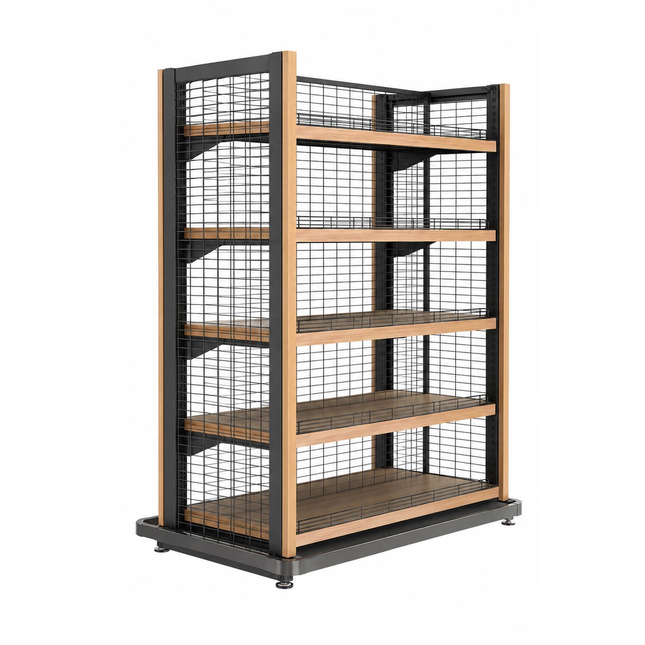 Retail Wire Mesh Display Shelving