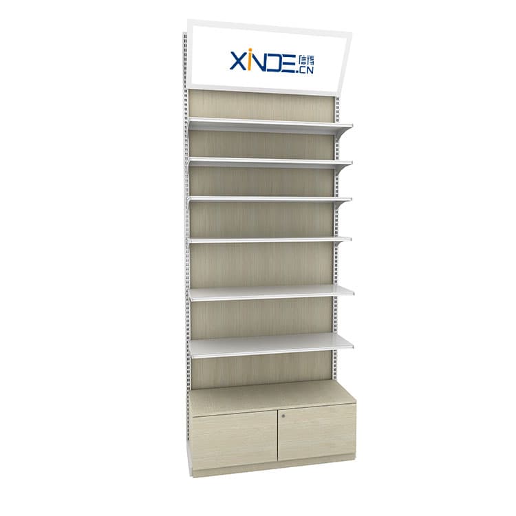 Cosmetic Display Shelves with Light Box complete product view