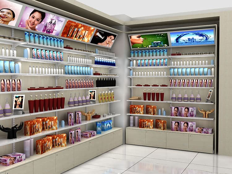 Cosmetic Display Shelves with Light Box thumbnail 3