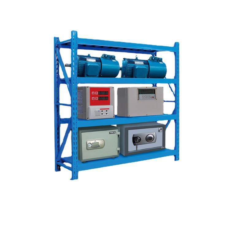 Blue Medium-Duty Warehouse Shelving Rack thumbnail 2