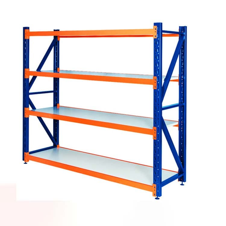 Blue Medium-Duty Warehouse Shelving Rack thumbnail 4