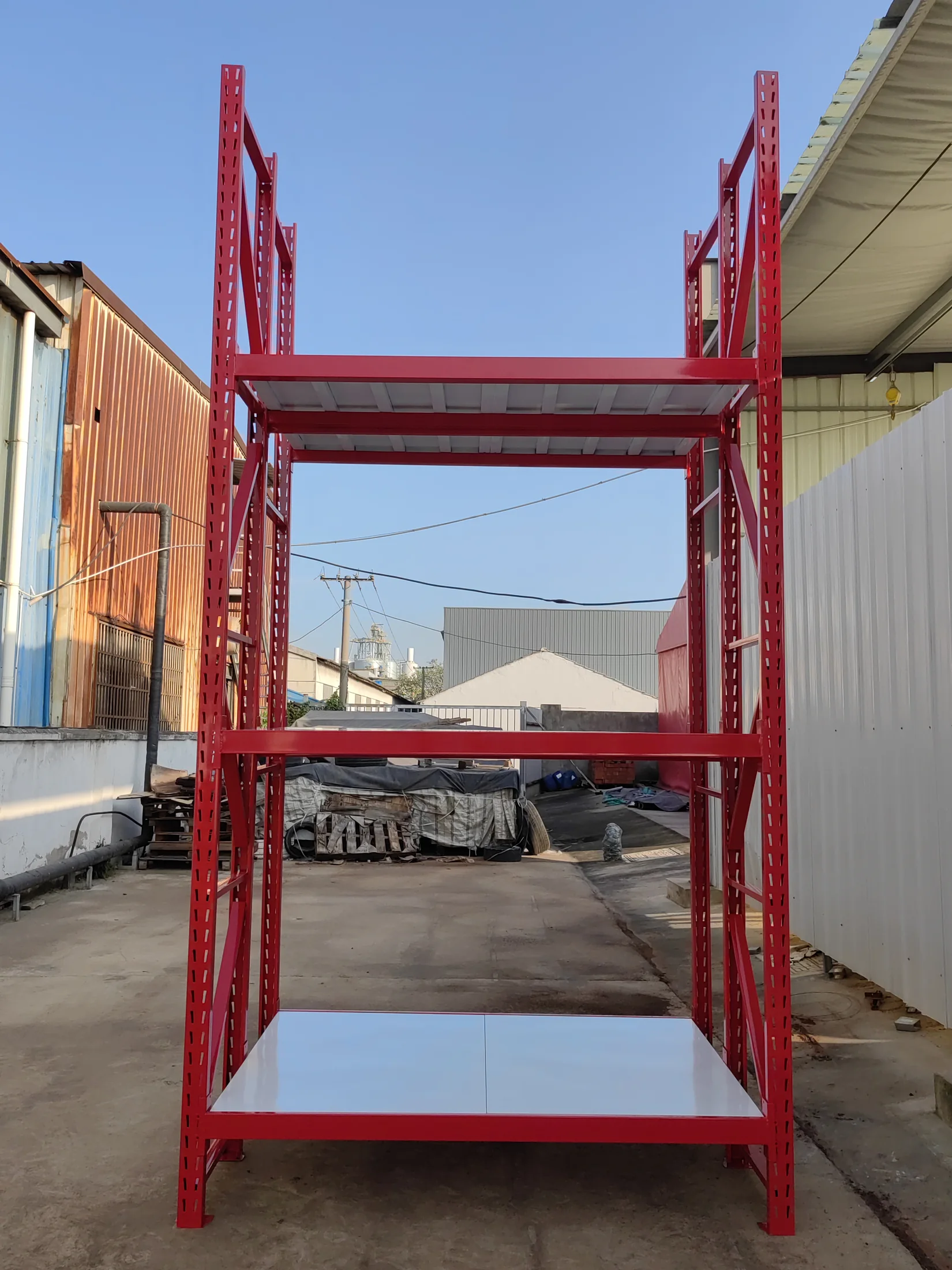 500–1000 kg Heavy-Duty Steel Warehouse Shelving Rack