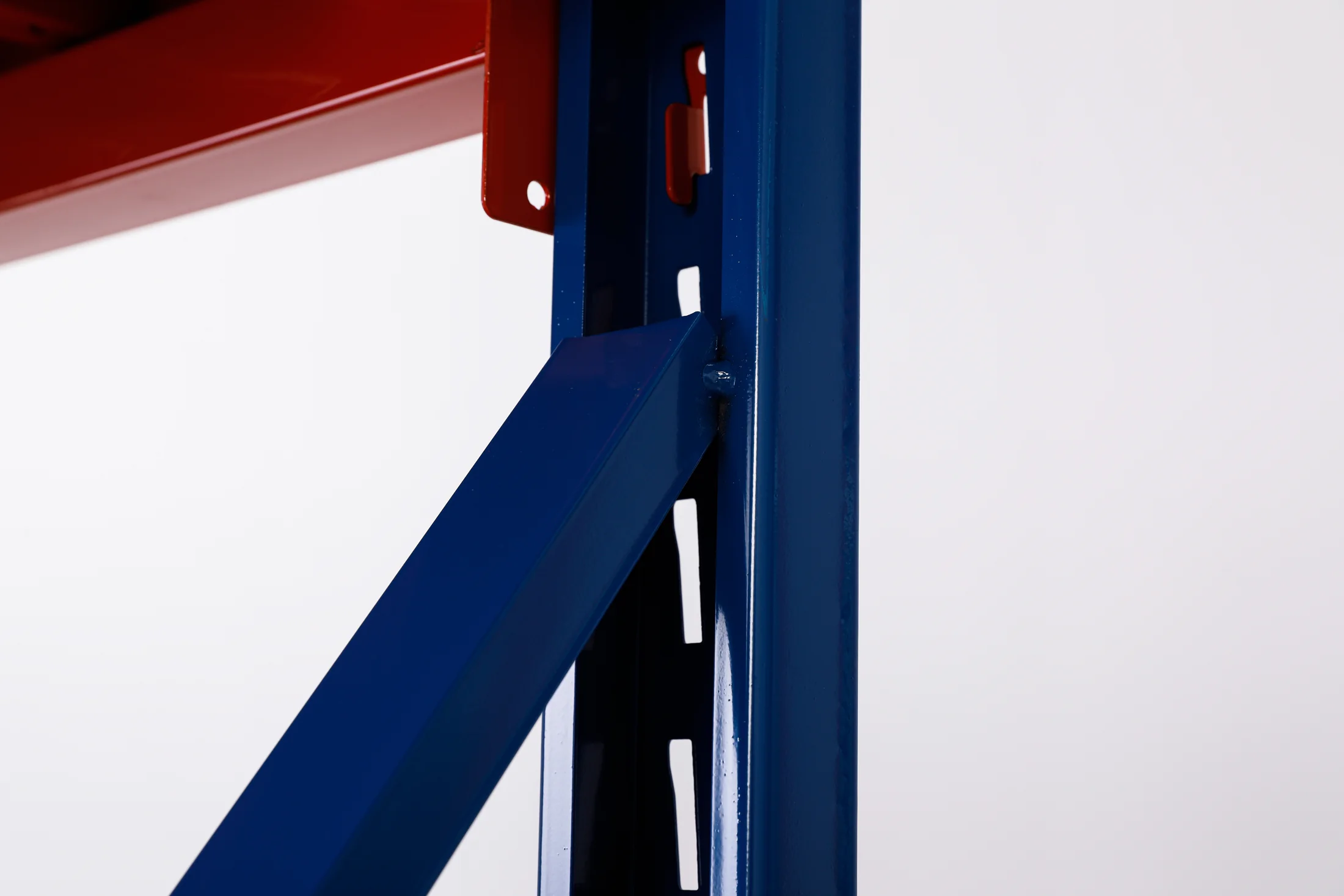 100–500 kg Blue & Orange Medium-Duty Shelving Rack thumbnail 4