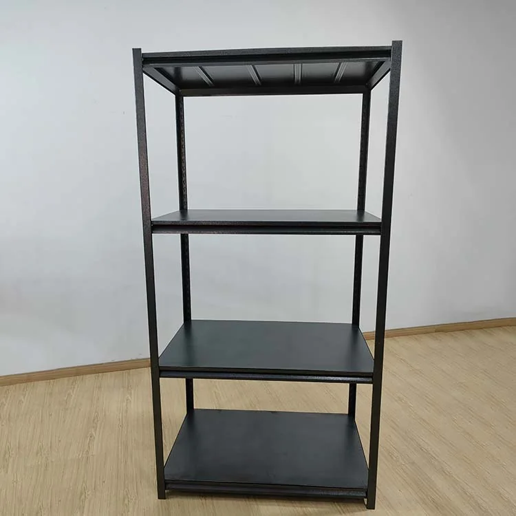 Black Keyhole Slotted Angle Steel Shelving Rack thumbnail 3